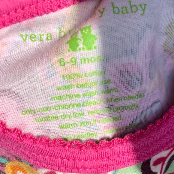 Vera Bradley Sleeper and hat set Tutti Fruitti 6m - Picture 4 of 5